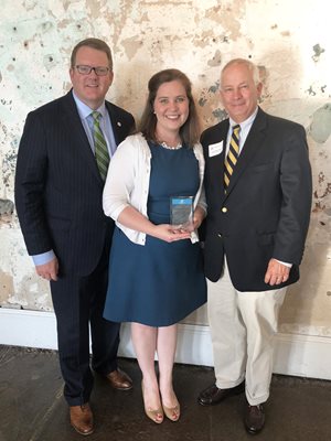 Elizabeth Black with Carl Blackstone and Joe Clark